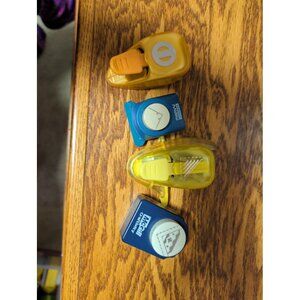 Set of 4 punches, 3 corner punches and ribbon thread